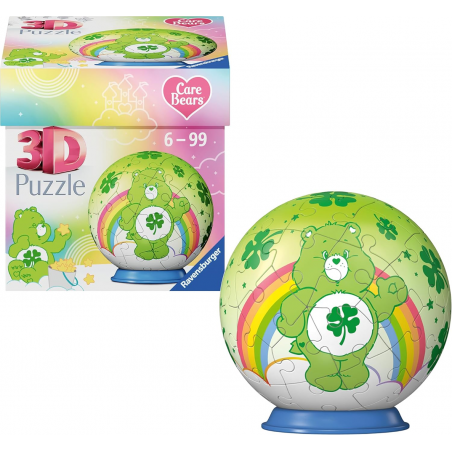 3D puzzelbal, Care Bears, Good luck bear Ravensburger 54 stukjes