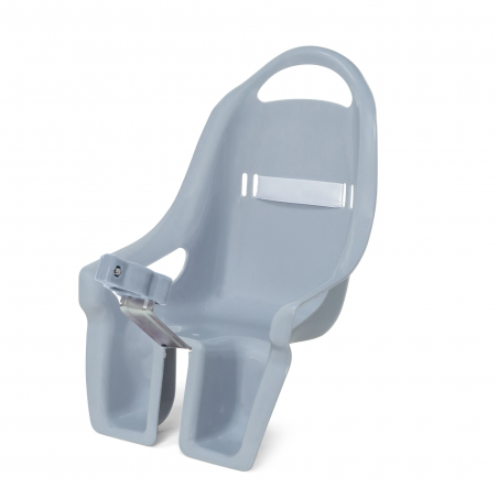 Fietsstoeltje voor pop, grijs