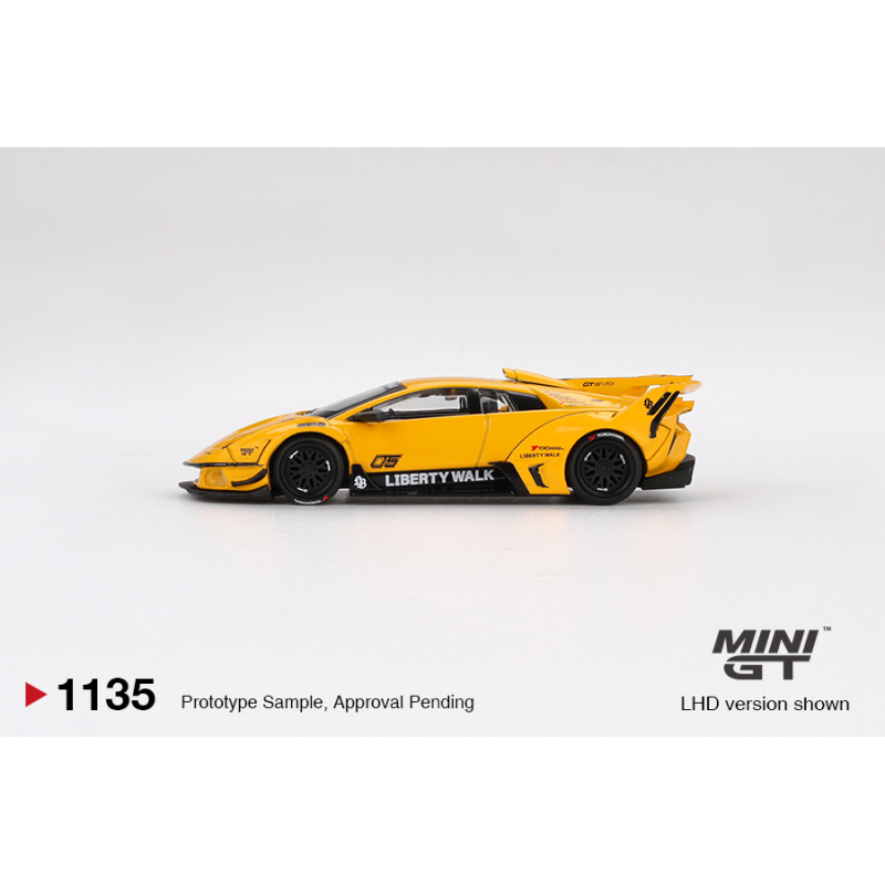 Lamborghini LB-Silhouette WORKS MURCIELAGO GT Evo Yellow 1:64 MiniGT (1135)