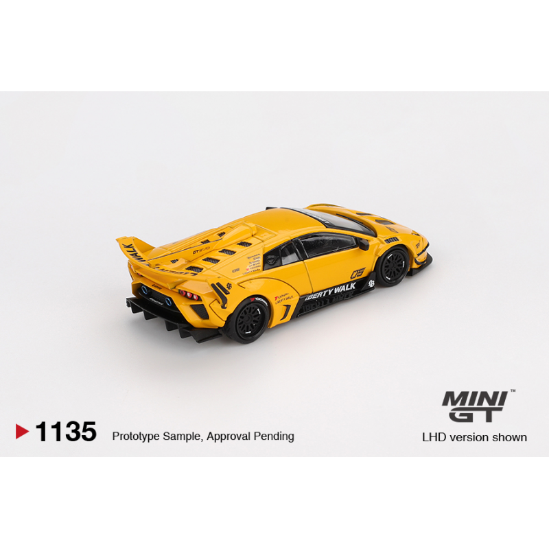 Lamborghini LB-Silhouette WORKS MURCIELAGO GT Evo Yellow 1:64 MiniGT (1135)