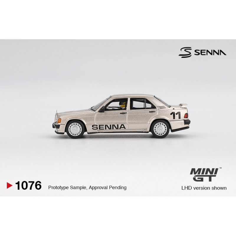 Mercedes-Benz 190 E 2.3-16 nr11 Ayrton Senna 1984 1:64 MiniGT (1076) (Blister verpakking)