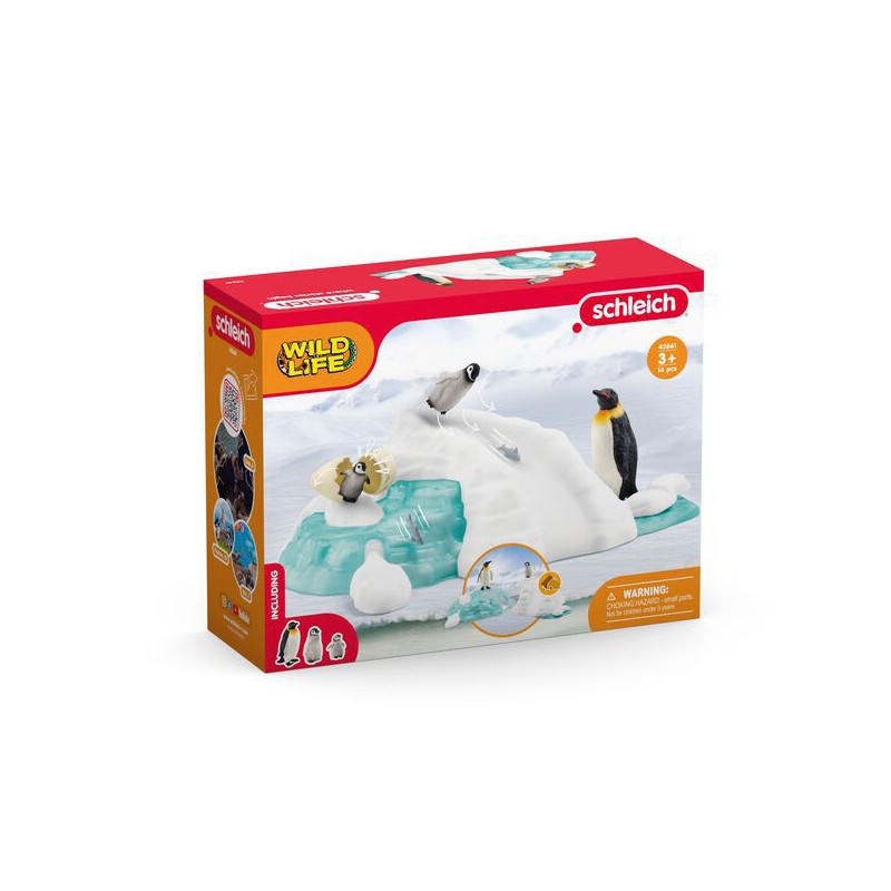 Schleich Pinguïn familie plezier, 42661
