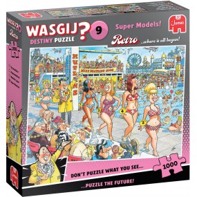 Wasgij Retro Destiny 9, Topmodellen, 1000 stukjes Jumbo