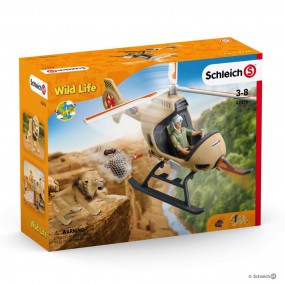 Schleich Reddingshelicopter voor dieren, 42476