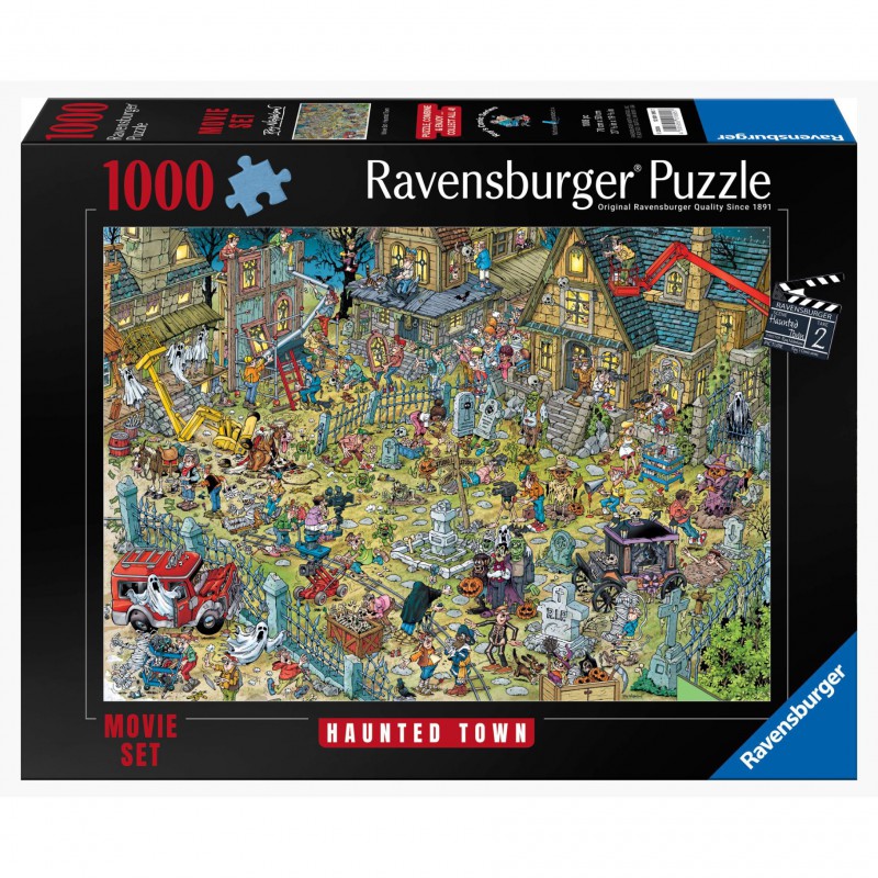 1000stukjes Ravensburger Filmset 2: Haunted Town horror