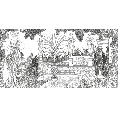 Botanische tuinen, kleurboek, Rebo