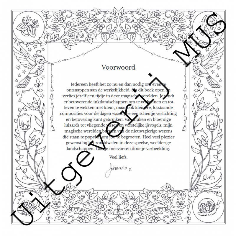 Johanna Basford, Magische werelden kleurboek