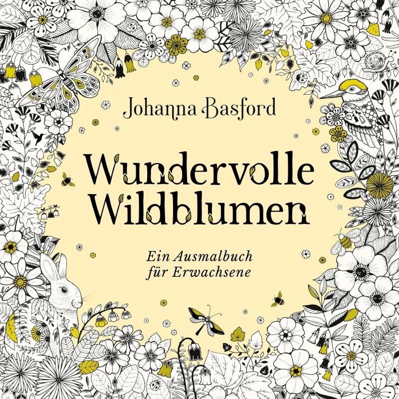 Johanna Basford, Wundervolle Wildblumen kleurboek