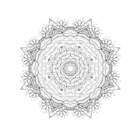 Creative Colors: Flower Mandala kleurboek, Lantaarn