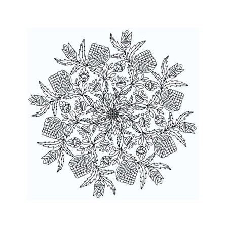 Creative Colors: Flower Mandala kleurboek, Lantaarn