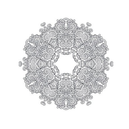 Creative Colors: Flower Mandala kleurboek, Lantaarn