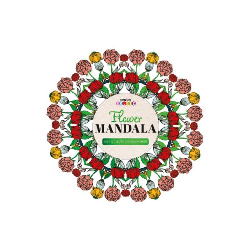 Creative Colors: Flower Mandala kleurboek, Lantaarn