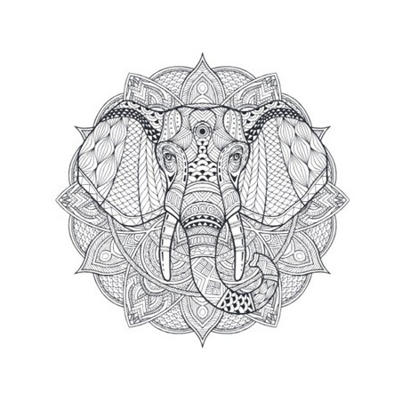 Creative Colors: Natuur Mandala kleurboek, Lantaarn