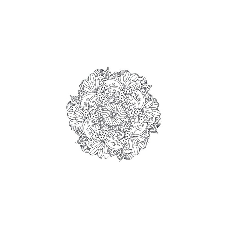 Creative Colors: Natuur Mandala kleurboek, Lantaarn