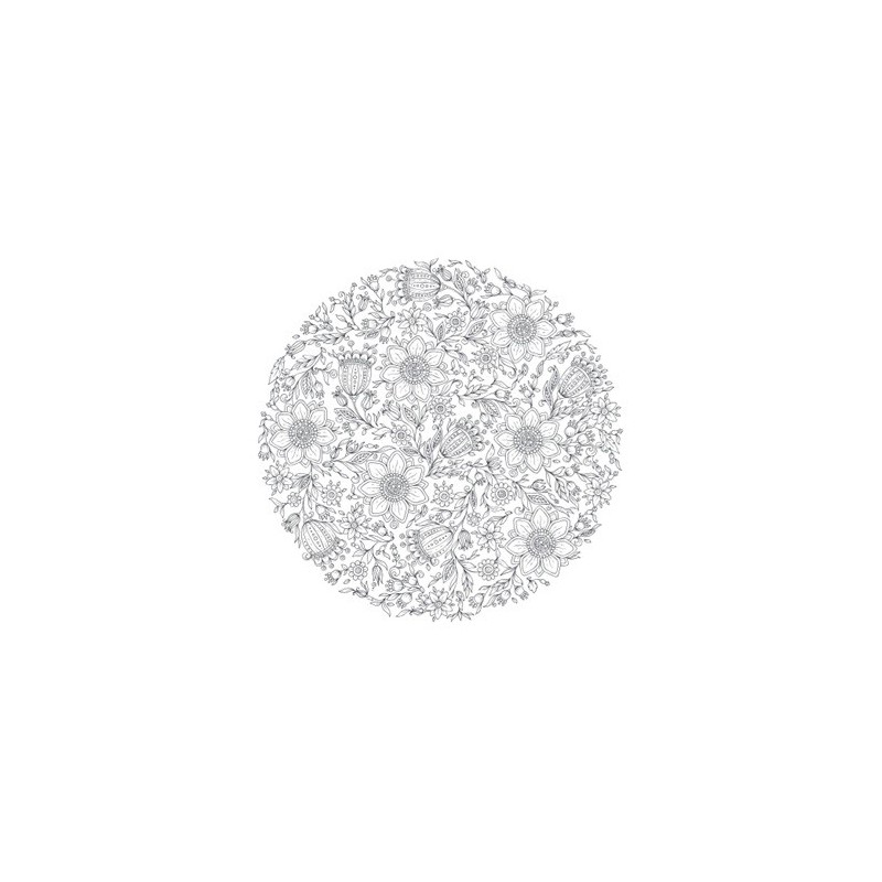 Creative Colors: Natuur Mandala kleurboek, Lantaarn