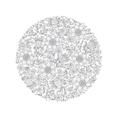 Creative Colors: Natuur Mandala kleurboek, Lantaarn