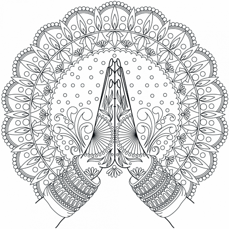 Mandalakunst: Peace kleurboek, Lantaarn