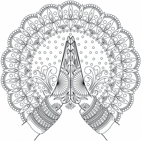 Mandalakunst: Peace kleurboek, Lantaarn