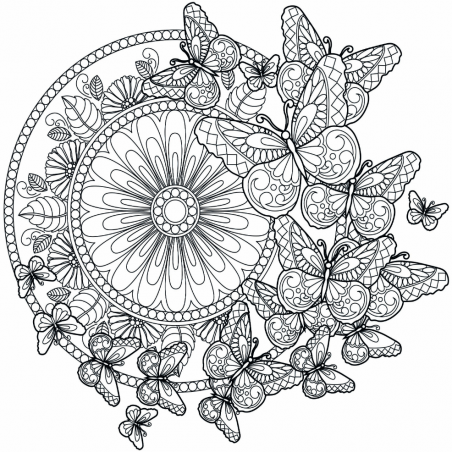 Mandalakunst: Peace kleurboek, Lantaarn