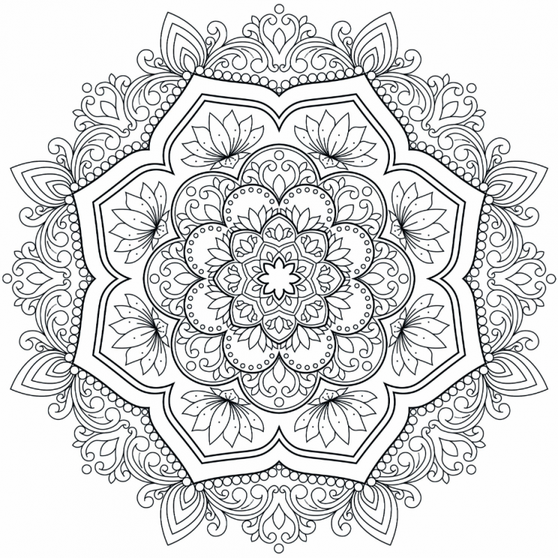 Mandalakunst: Peace kleurboek, Lantaarn