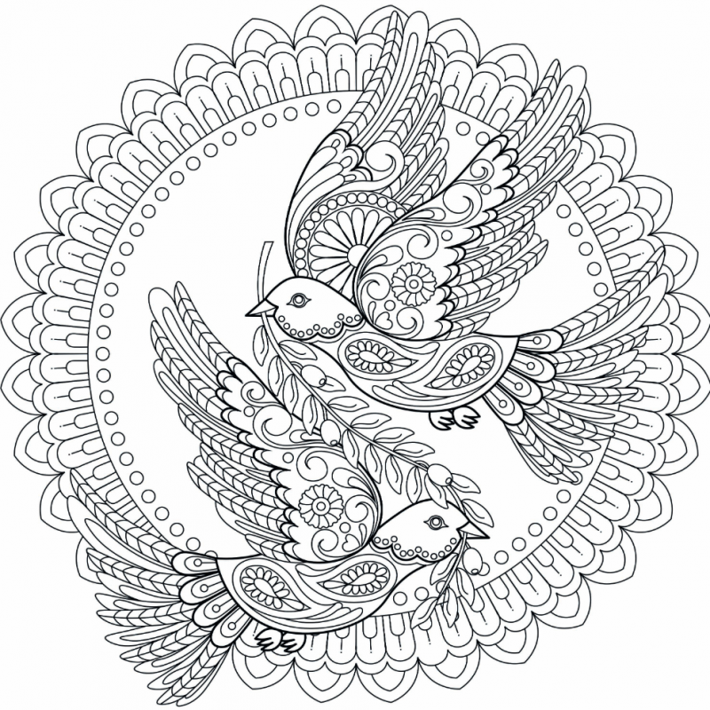 Mandalakunst: Peace kleurboek, Lantaarn