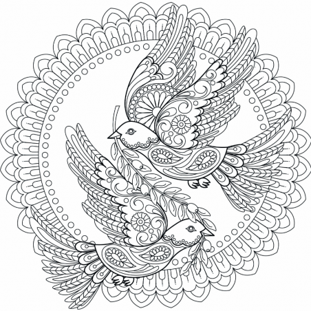 Mandalakunst: Peace kleurboek, Lantaarn