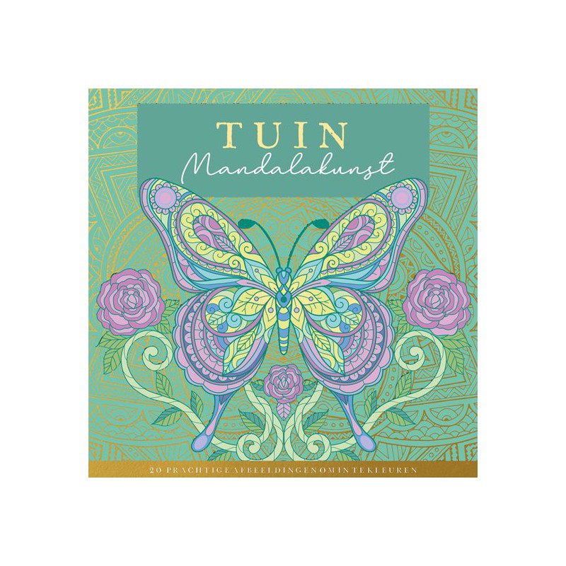 Mandalakunst: Tuin, kleurboek, Lantaarn