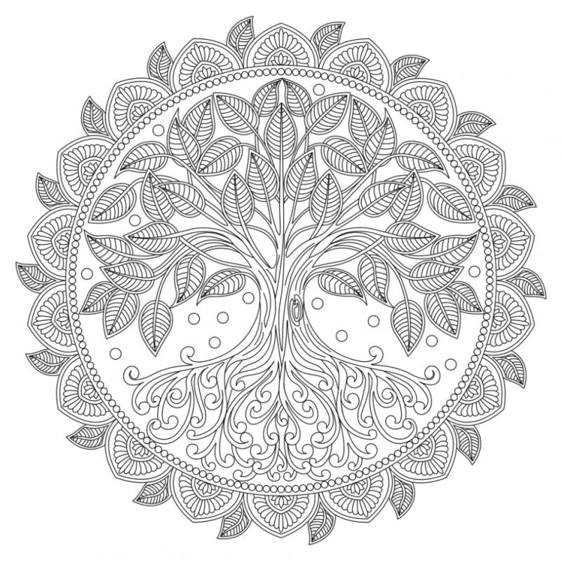 Mandalakunst: Bos kleurboek, Lantaarn