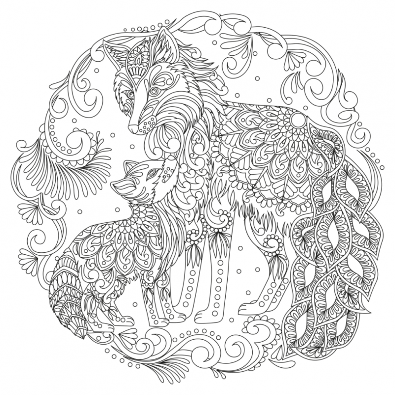 Mandalakunst: Bos kleurboek, Lantaarn