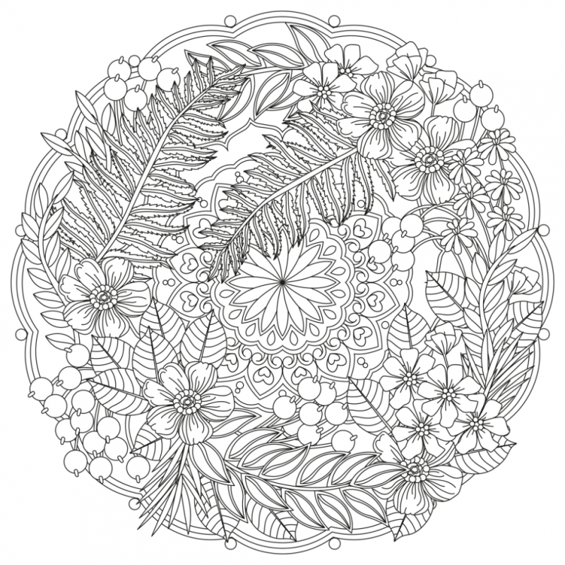 Mandalakunst: Bos kleurboek, Lantaarn