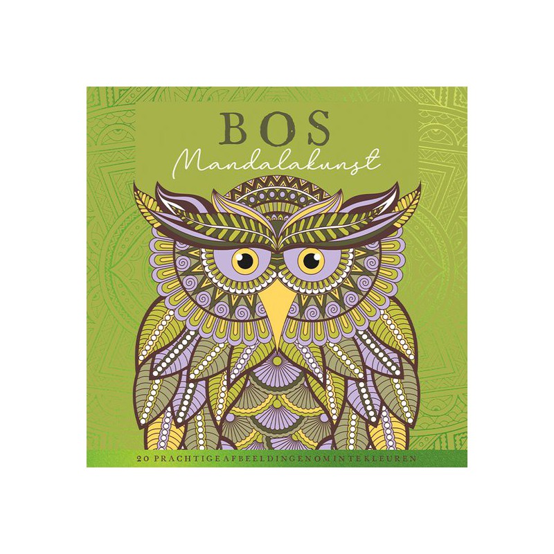 Mandalakunst: Bos, kleurboek, Lantaarn