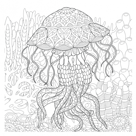 Mandalakunst: Oceaan kleurboek, Lantaarn