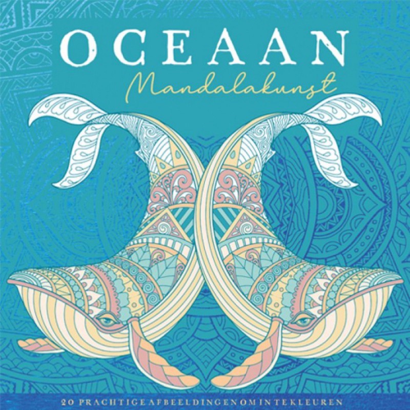 Mandalakunst: Oceaan, kleurboek, Lantaarn