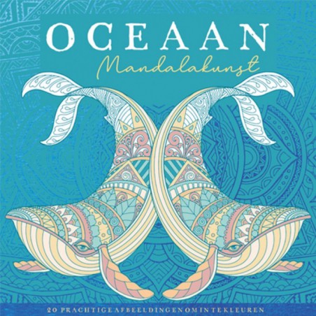 Mandalakunst: Oceaan, kleurboek, Lantaarn