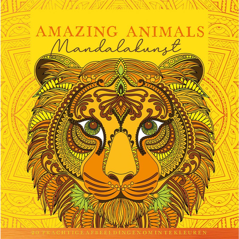 Mandalakunst: Amazing animals, kleurboek, Lantaarn