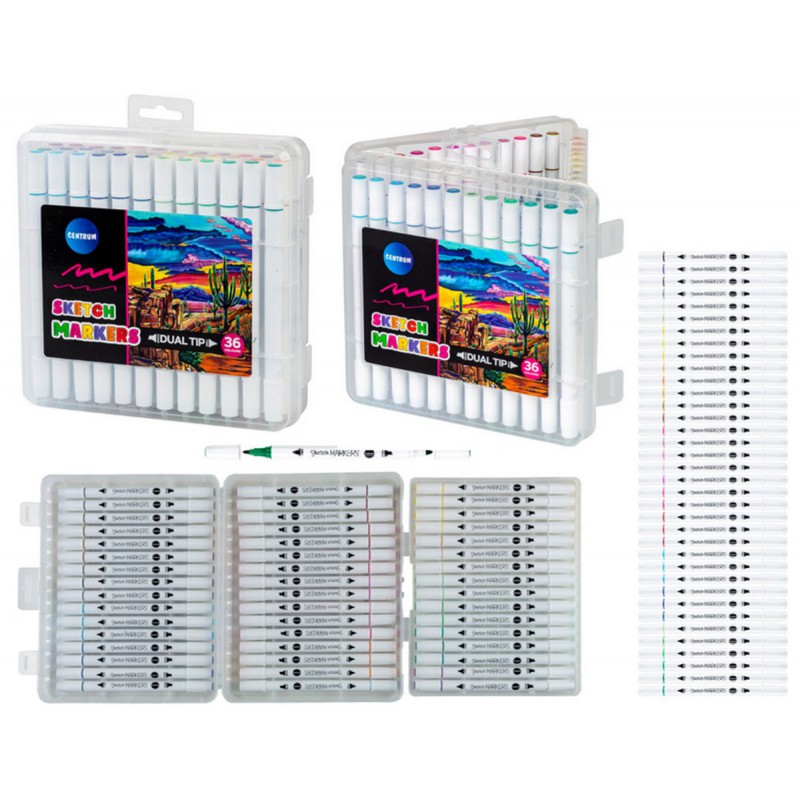 Sketch Markers Dual Tip 36 stuks