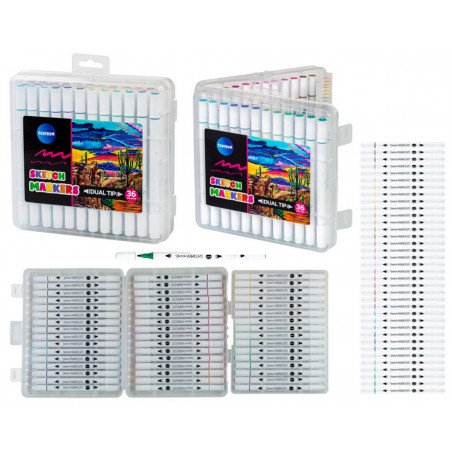 Sketch Markers Dual Tip 36 stuks