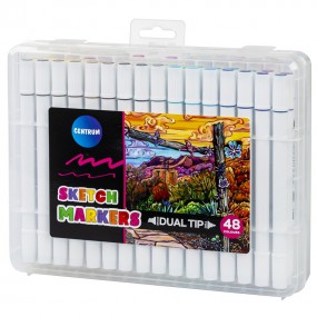 Sketch Markers Dual Tip 48 stuks