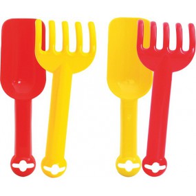 Outdoor active -  Schep met hark 24 cm