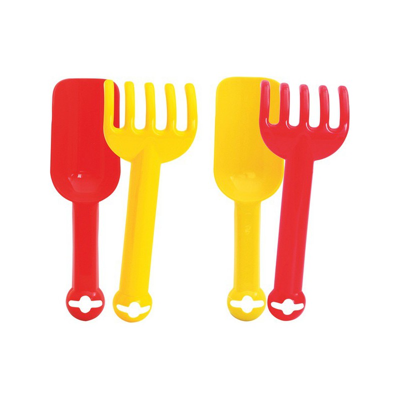 Outdoor active -  Schep met hark 24 cm