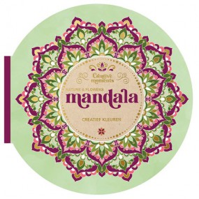Creative moments: Nature & flowers mandala kleurboek, Lantaarn