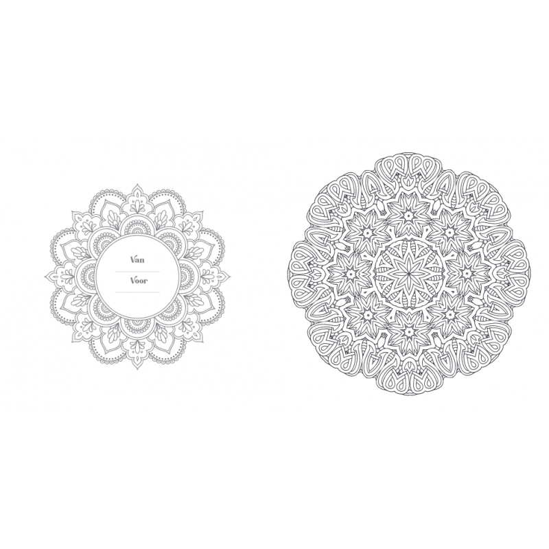 Creative moments: Beautiful & Calming mandala kleurboek, Lantaarn