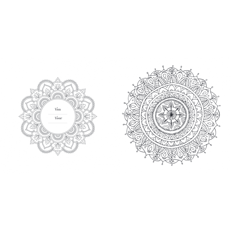 Creative moments: Beautiful & Calming mandala kleurboek, Lantaarn
