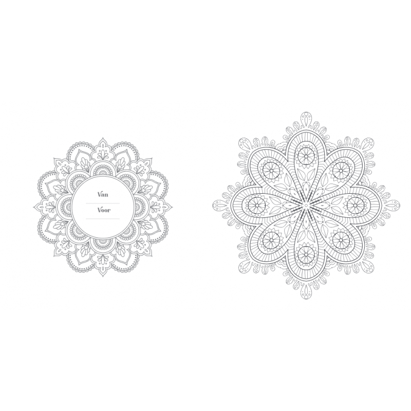 Creative moments: Beautiful & Calming mandala kleurboek, Lantaarn