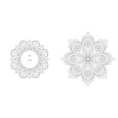 Creative moments: Beautiful & Calming mandala kleurboek, Lantaarn