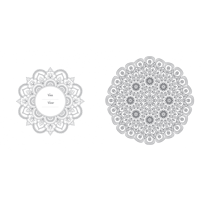 Creative moments: Beautiful & Calming mandala kleurboek, Lantaarn
