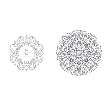 Creative moments: Beautiful & Calming mandala kleurboek, Lantaarn