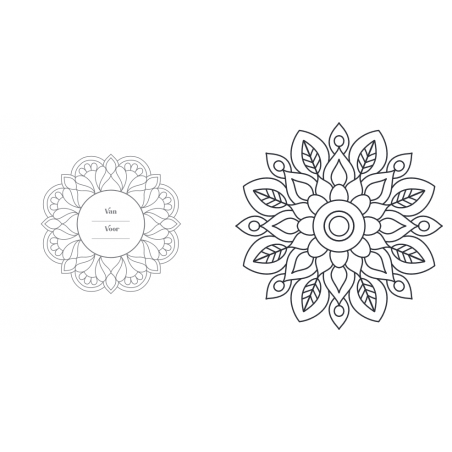 Creative moments: Senioren  mandala kleurboek, Lantaarn