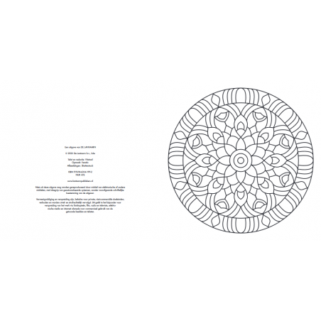 Creative moments: Senioren  mandala kleurboek, Lantaarn