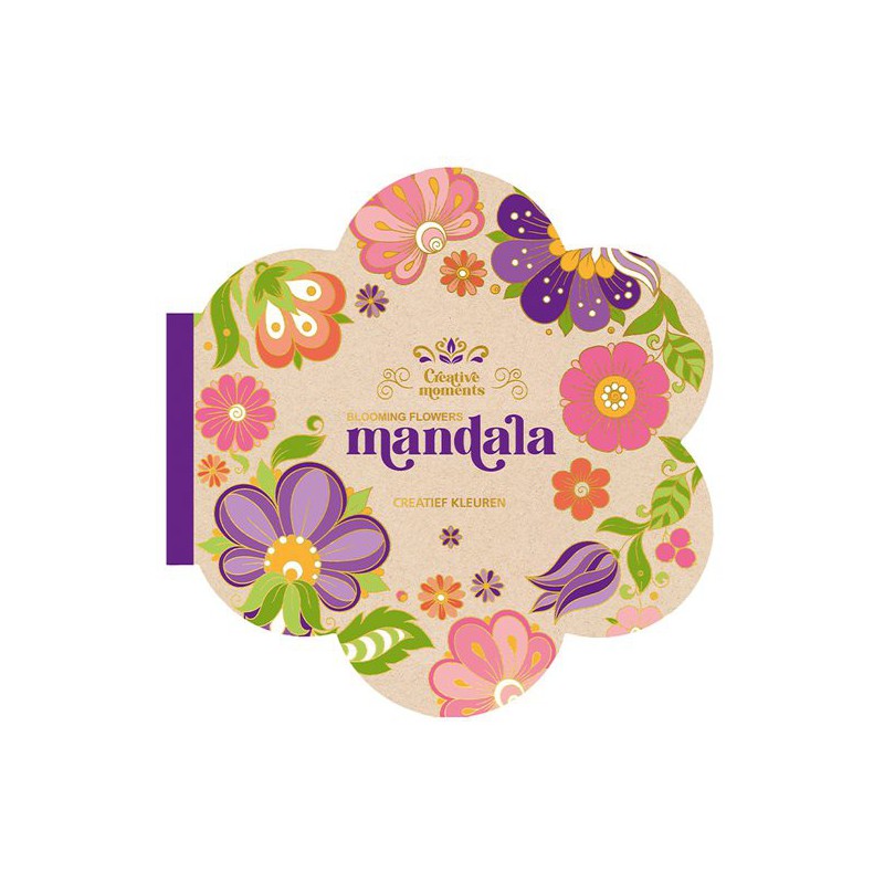 Creative moments: Blooming Flowers mandala kleurboek, Lantaarn
